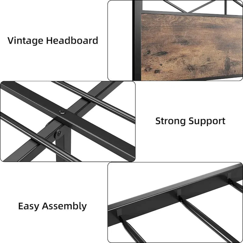 Cadre de lit avec tête de lit