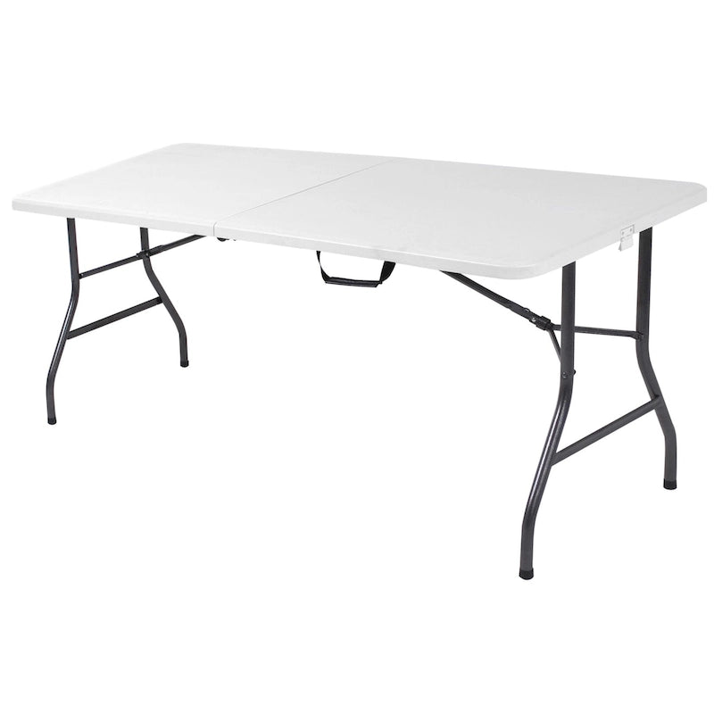 Table pliante moulée par soufflage COSCO Deluxe de 1,83 m (6 pi) pour intérieur et extérieur