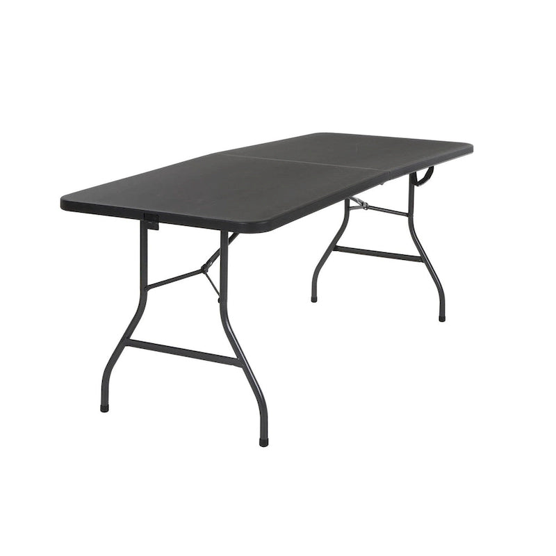 COSCO Deluxe 6 ft. Fold-in-Half Indoor & Outdoor Blow Molded Folding Table