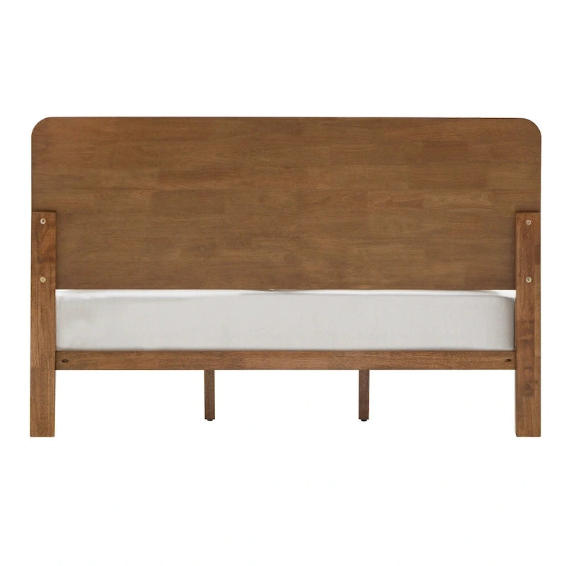 Lit plateforme en bois Clark, style moderne du milieu du siècle, par iNSPIRE Q Modern