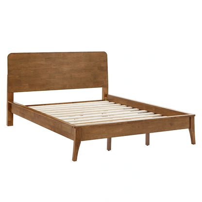 Lit plateforme en bois Clark, style moderne du milieu du siècle, par iNSPIRE Q Modern