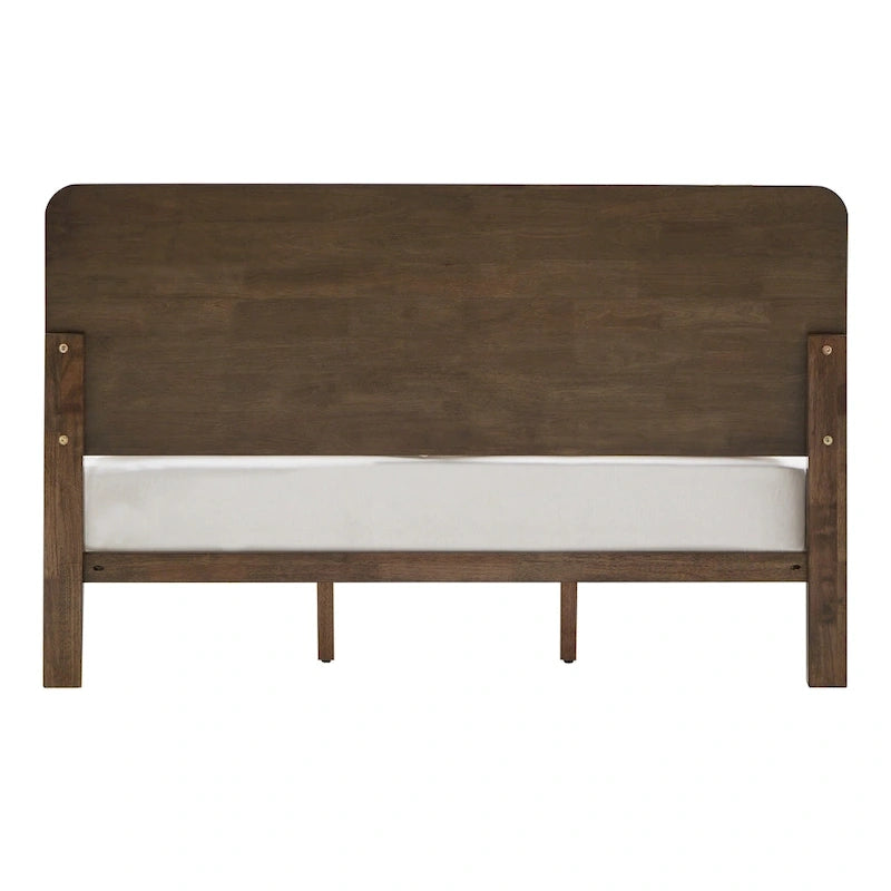 Lit plateforme en bois Clark, style moderne du milieu du siècle, par iNSPIRE Q Modern