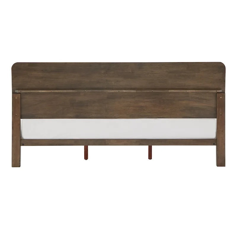 Lit plateforme en bois Clark, style moderne du milieu du siècle, par iNSPIRE Q Modern