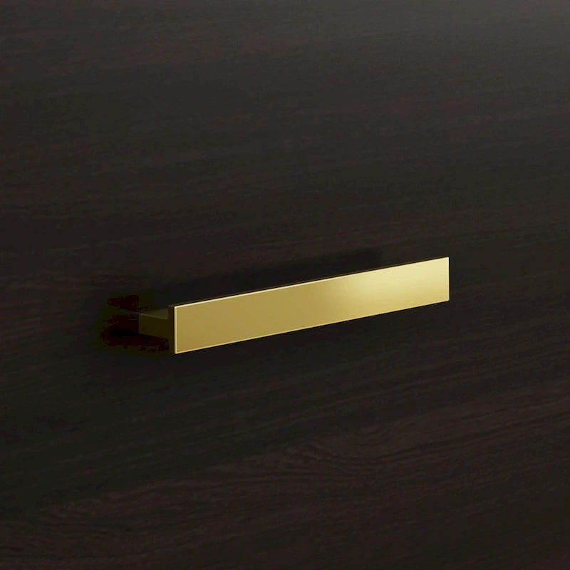 Armoire à deux portes avec miroir, 80 cm de largeur x 183 cm de hauteur, blanc/brun foncé - 80 cm de largeur x 183 cm de hauteur