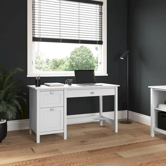 Broadview 54W Computer Desk with Drawers by Bush Furniture