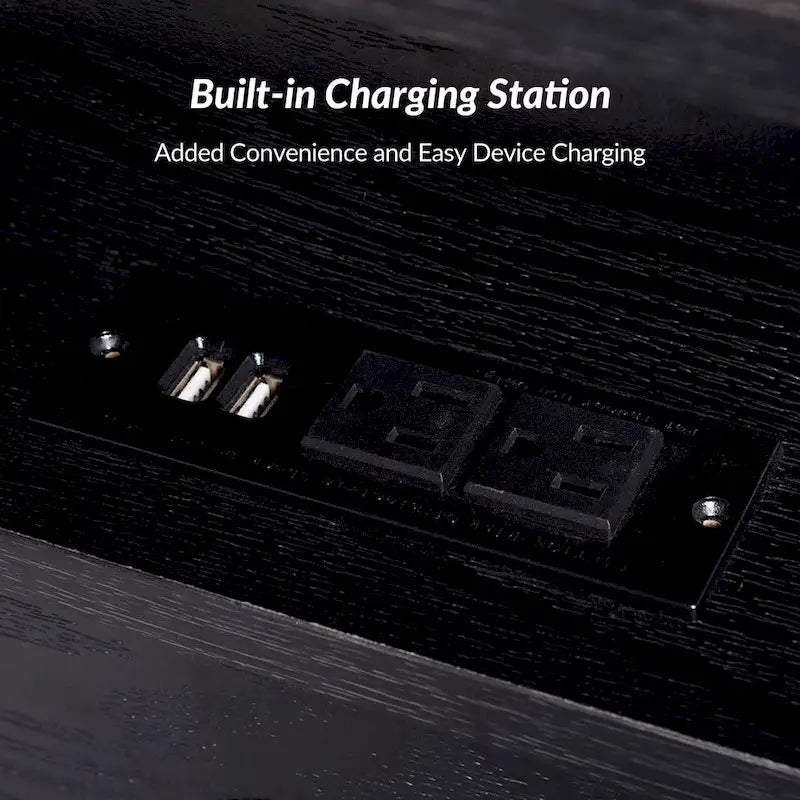 Jonah Contemporary Adjustable Legs Wood 2-Drawer Nightstand Set of 2 by HULALA HOME