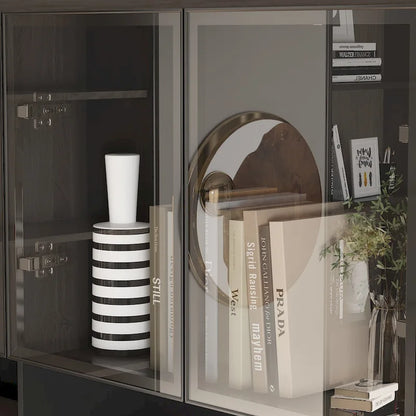 Poste de travail double spacieux de 90,6 cm de large avec de nombreux rangements pour deux tables.