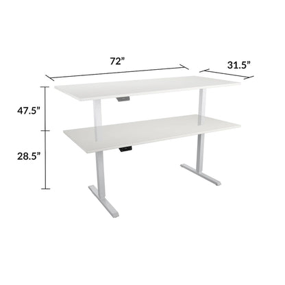 Bureau professionnel à hauteur réglable E-Lift de Bridgeport