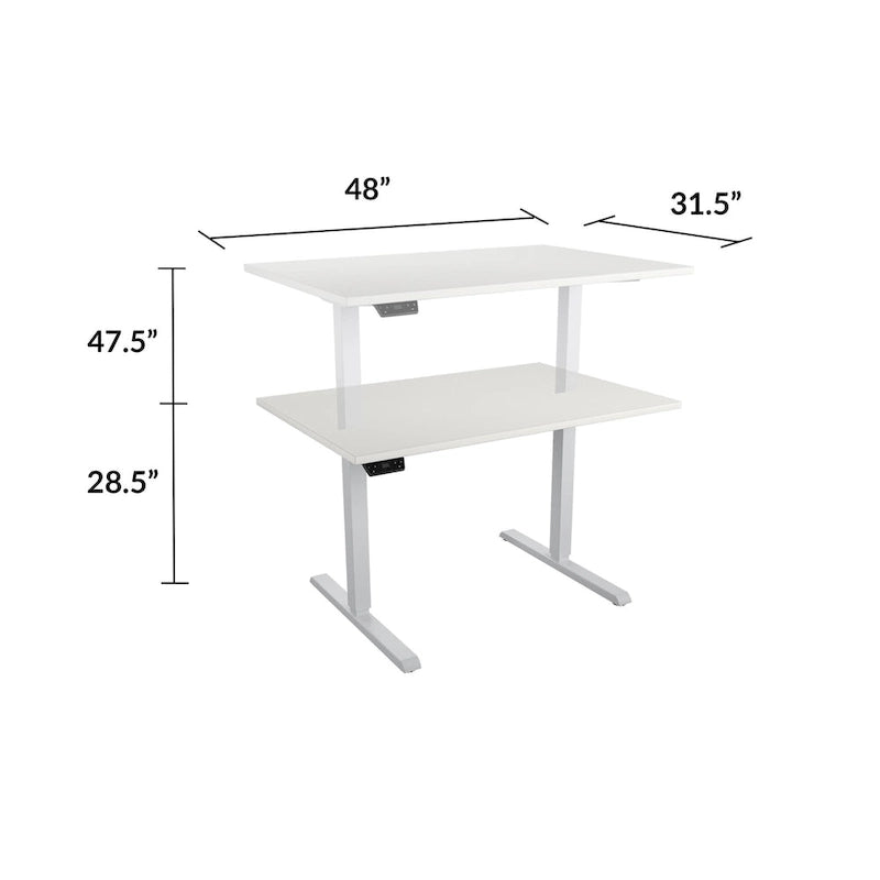 Bureau professionnel à hauteur réglable E-Lift de Bridgeport