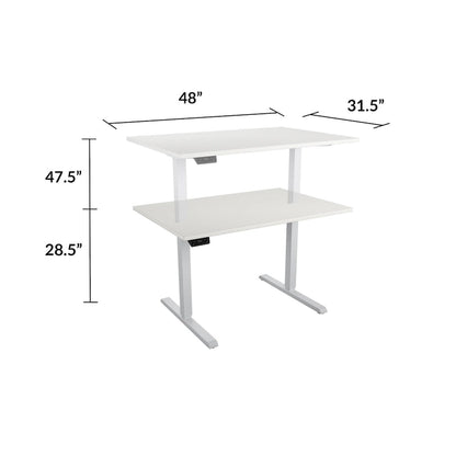 Bureau professionnel à hauteur réglable E-Lift de Bridgeport