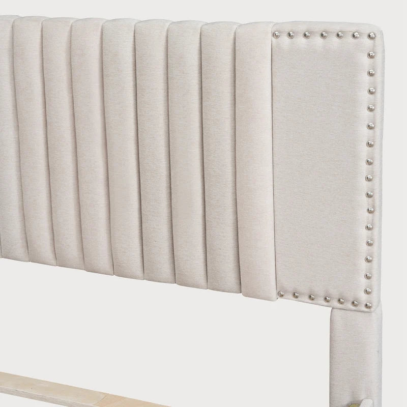 Lit double avec lit gigogne simple