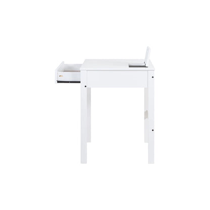 Bureau moderne et robuste en bois Copper Grove Rivne pour la maison, avec tiroirs et compartiments