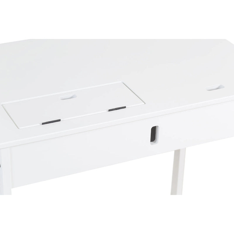 Bureau moderne et robuste en bois Copper Grove Rivne pour la maison, avec tiroirs et compartiments