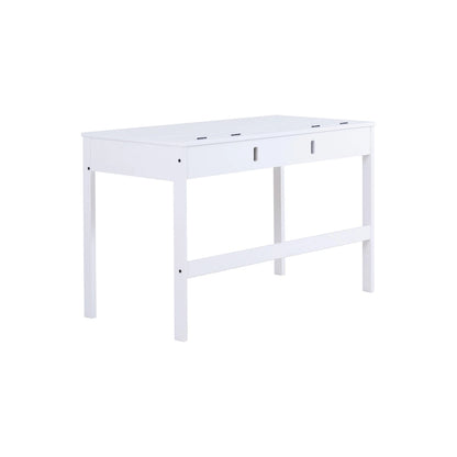 Bureau moderne et robuste en bois Copper Grove Rivne pour la maison, avec tiroirs et compartiments