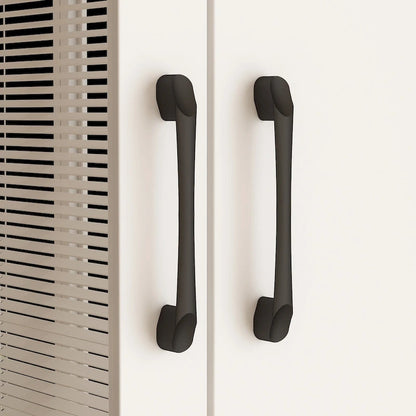 Armoire-penderie avec miroir et tringle à vêtements extensible, gain de place