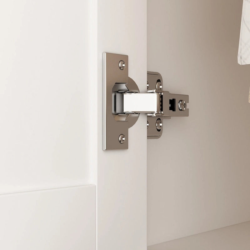 Armoire-penderie avec miroir et tringle à vêtements extensible, gain de place