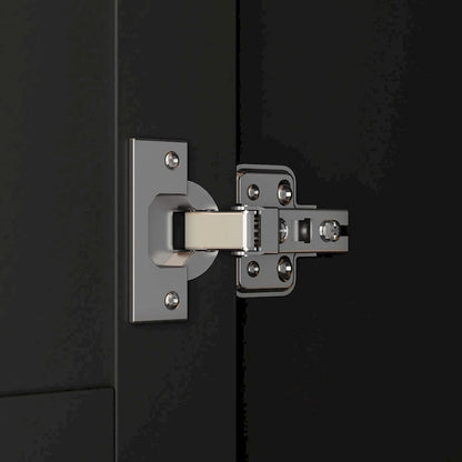 Armoire-penderie avec miroir et tringle à vêtements extensible, gain de place