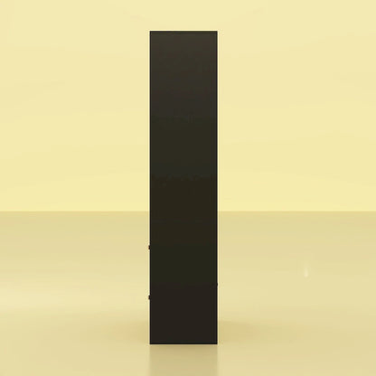 Armoire-penderie avec miroir et tringle à vêtements extensible, gain de place