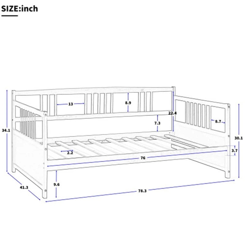 Lit de jour en bois Bedroon