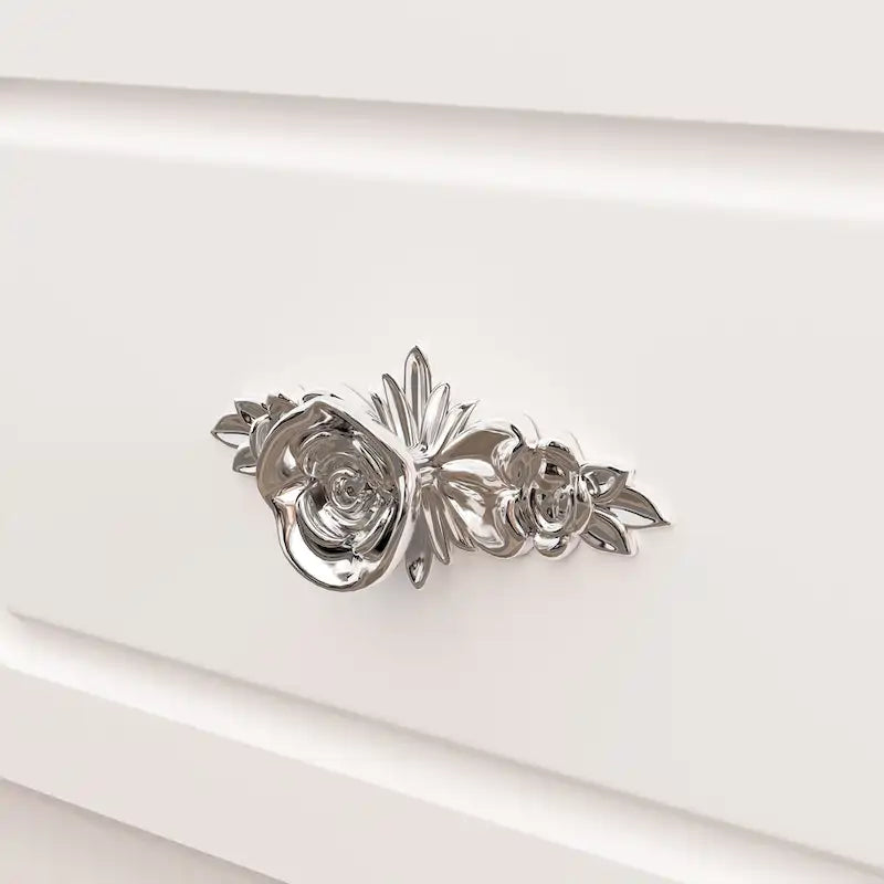 Miroir de maquillage pliable blanc moderne avec éclairage réglable - 40,2 x 54,1