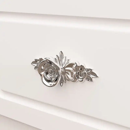 Miroir de maquillage pliable blanc moderne avec éclairage réglable - 40,2 x 54,1