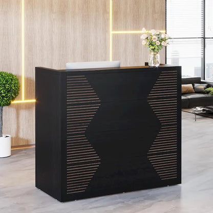 Bureau d'accueil de 47 pouces avec comptoir