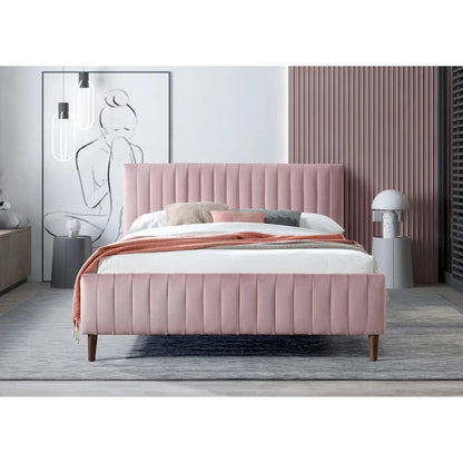 Lit plateforme rembourré Omax Decor Spencer Queen