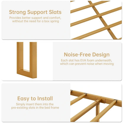 Cadre de lit avec tête de lit de rangement et 2 tiroirs