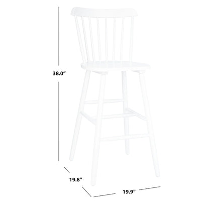 Tabourets de bar style ferme SAFAVIEH Aida 76 cm (lot de 2) - 50,5 x 50,3 x 96,5 cm - 51 x 51 x 109 cm (L x P x H)
