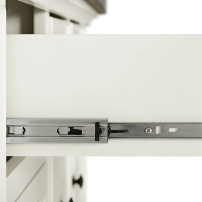 Îlot de cuisine Crosley Julia avec plateau en acier inoxydable - 50 po L x 32 po P x 36 po H