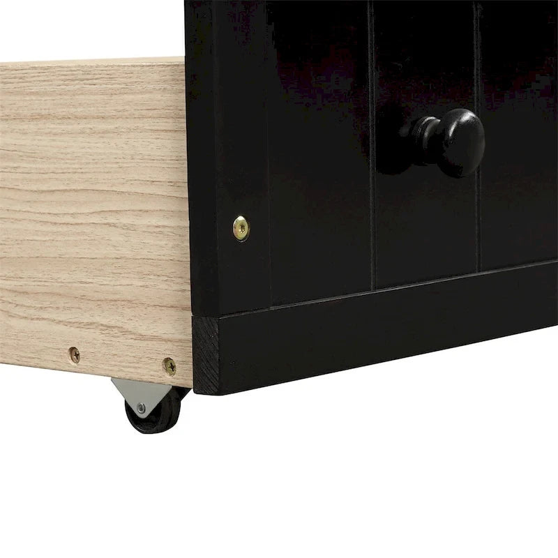 Lit de jour double en bois Merax avec 2 tiroirs