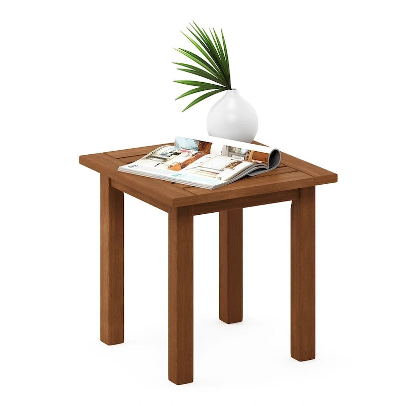 Table d'appoint Ormond en bois dur huilé de teck par Havenside Home
