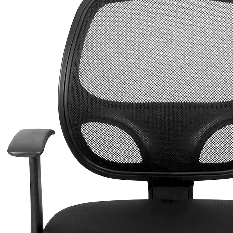 Chaise de bureau ergonomique pivotante en maille à dossier mi-haut