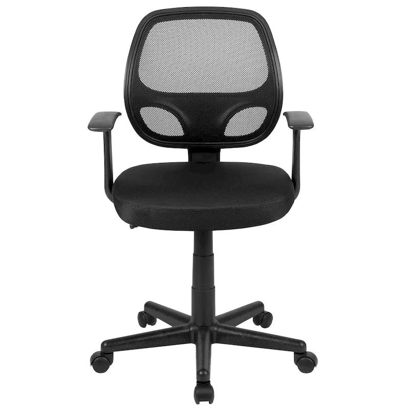 Chaise de bureau ergonomique pivotante en maille à dossier mi-haut