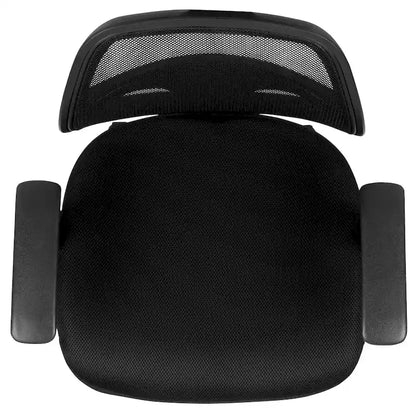 Chaise de bureau ergonomique pivotante en maille à dossier mi-haut