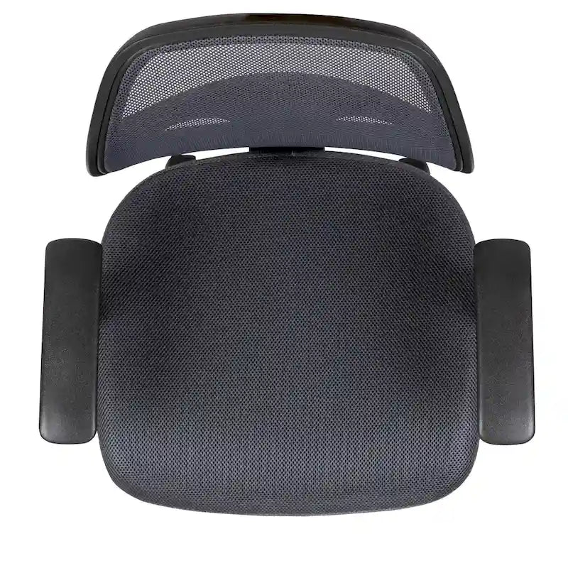 Chaise de bureau ergonomique pivotante en maille à dossier mi-haut