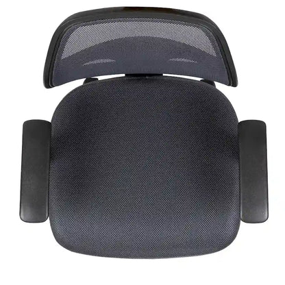 Chaise de bureau ergonomique pivotante en maille à dossier mi-haut