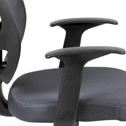 Chaise de bureau ergonomique pivotante en maille à dossier mi-haut