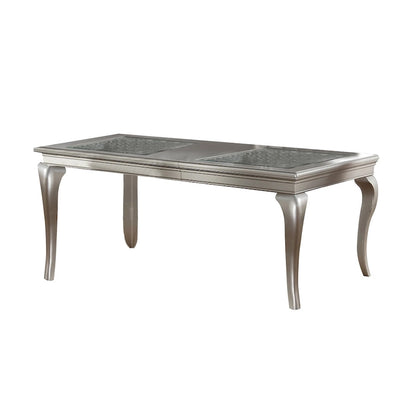 Table de salle à manger en argent antique