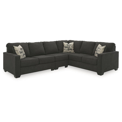 Canapé d'angle 3 pièces Lucina, collection Signature Design by Ashley - 119 cm (L) x 94 cm (P) x 38 cm (H)