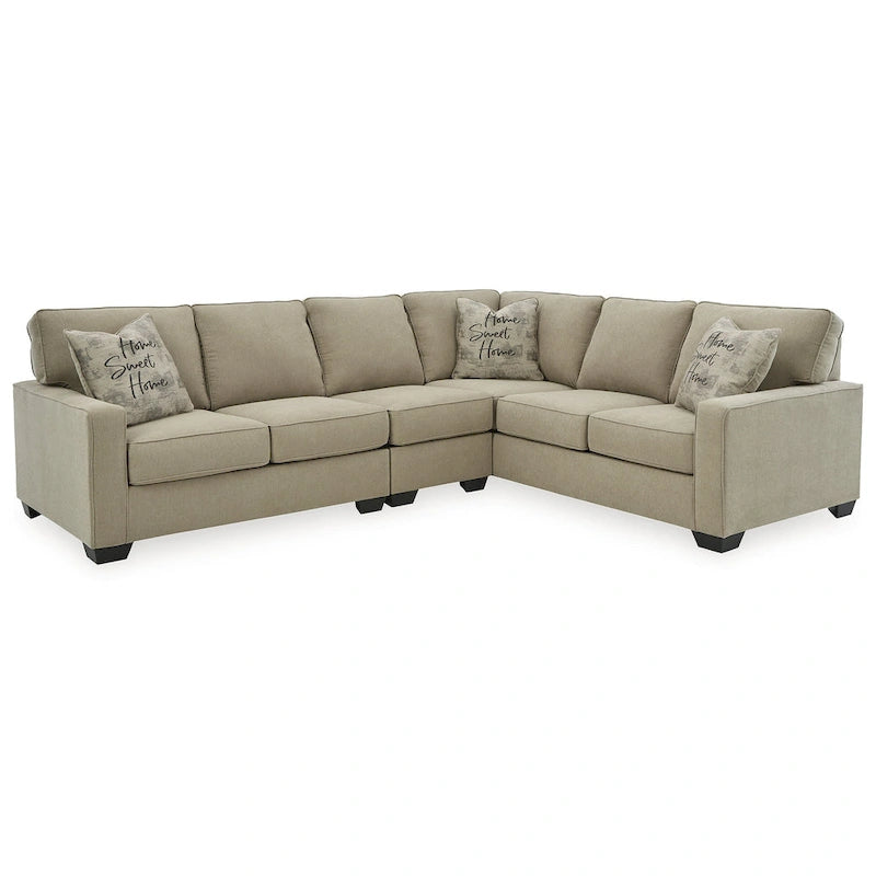 Canapé d'angle 3 pièces Lucina, collection Signature Design by Ashley - 119 cm (L) x 94 cm (P) x 38 cm (H)
