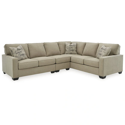 Canapé d'angle 3 pièces Lucina, collection Signature Design by Ashley - 119 cm (L) x 94 cm (P) x 38 cm (H)