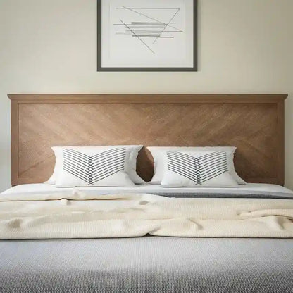 Tête de lit contemporaine à motif chevrons uniquement