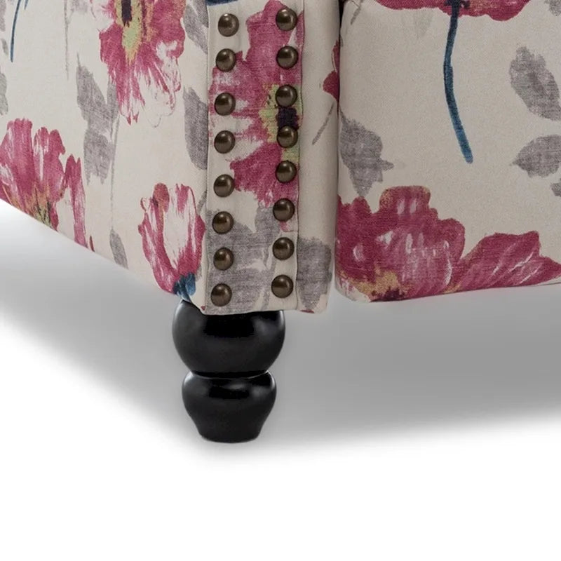 Ensemble de 2 fauteuils inclinables modernes à assise rembourrée avec revêtement en cuir PU/tissu