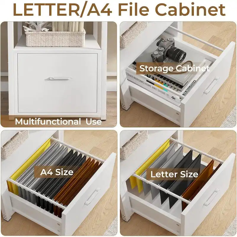 Bureau double pour deux personnes, bureau gaming LED, 2 étagères de rangement