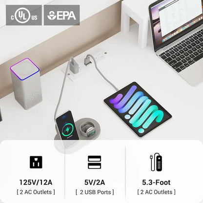 Bureau double pour deux personnes, bureau gaming LED, 2 étagères de rangement