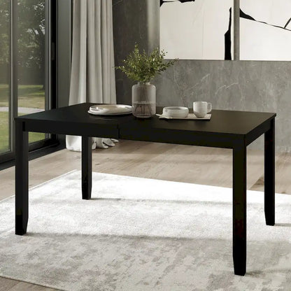 Ensemble de salle à manger en bois 7 pièces CraftPorch style moderne du milieu du siècle