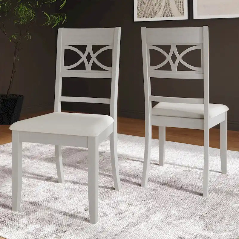 Ensemble de salle à manger en bois 7 pièces CraftPorch style moderne du milieu du siècle