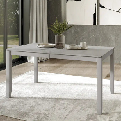 Ensemble de salle à manger en bois 7 pièces CraftPorch style moderne du milieu du siècle