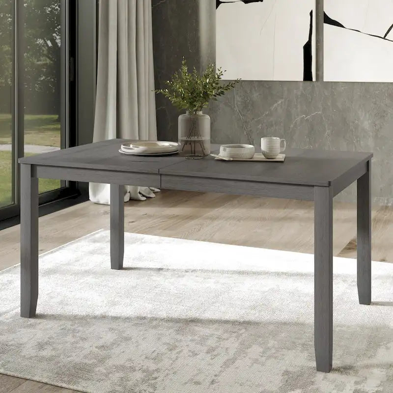 Ensemble de salle à manger en bois 7 pièces CraftPorch style moderne du milieu du siècle